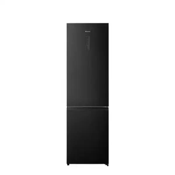 Frigorifero nero HISENSE con freezer inferiore e pannello di controllo touch
