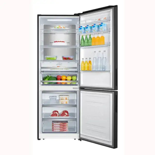 Frigorifero HISENSE a doppia porta con scomparto freezer inferiore e interno organizzato