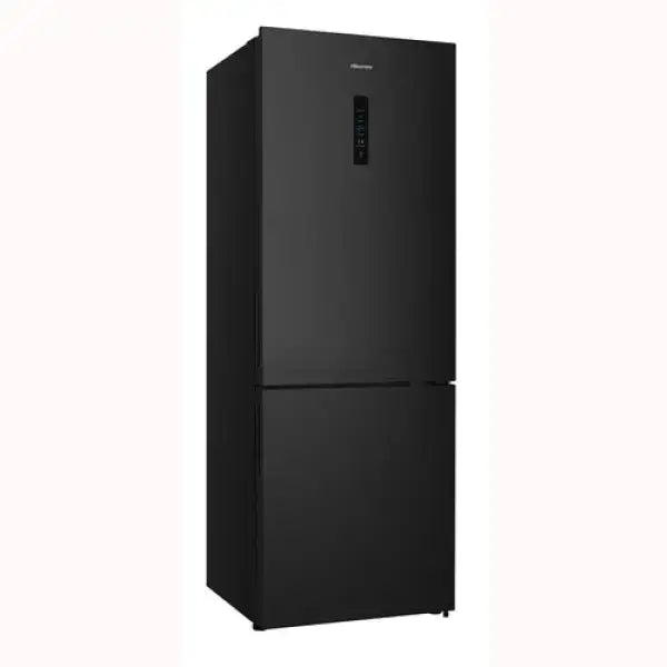 Frigorifero HISENSE nero con doppia porta e pannello touchscreen digitale