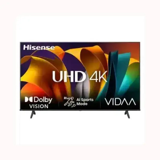 HISENSE TV televisore 4K UHD con Dolby Vision VIDAA design sottile e supporti integrati