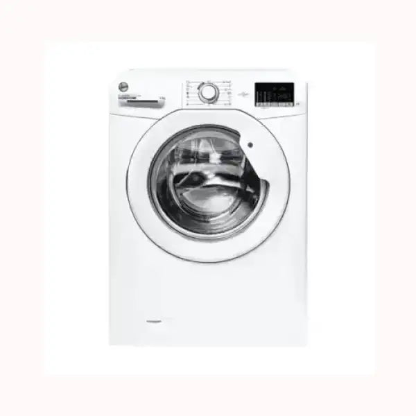Lave-linge Hoover blanc à chargement frontal avec panneau de commande numérique