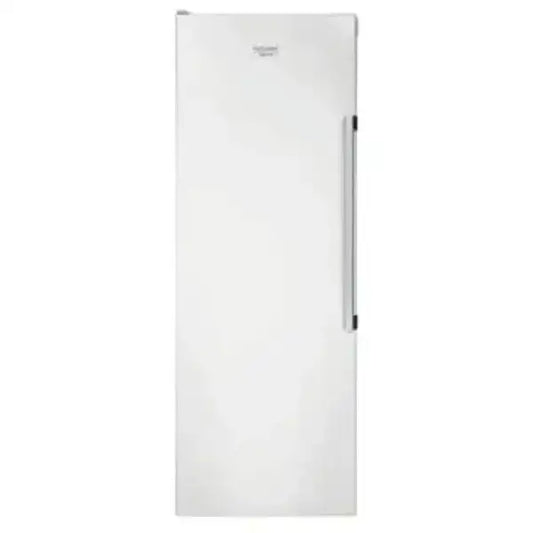 Hotpoint congelatore verticale bianco con porta singola e maniglia laterale alta capacità salvaspazio
