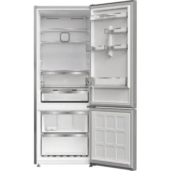 Frigorifero Hotpoint con doppia porta bianco e ampi scomparti interni per conservazione alimenti
