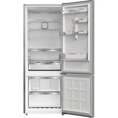 Frigorifero Hotpoint con doppia porta bianco e ampi scomparti interni per conservazione alimenti