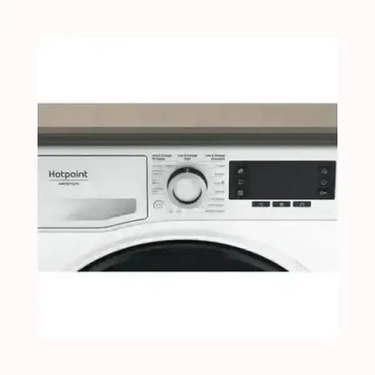 Pannello di controllo lavasciuga Hotpoint bianco con manopola e display digitale