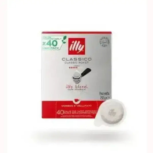 Confezione di 40 cialde Illy Classico per macchina da caffè espresso