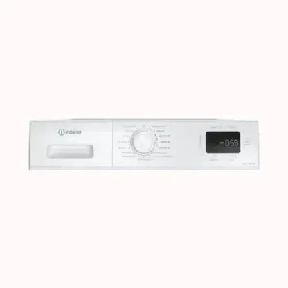 Pannello di controllo lavatrice INDESIT con display digitale e selettore programmi bianco