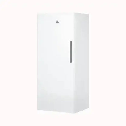 Congelatore verticale bianco INDESIT con maniglia integrata e design compatto per la casa