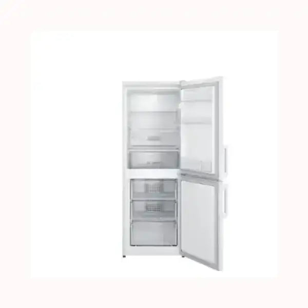 Frigorifero INDESIT bianco con doppia porta e spazio interno organizzato per alimenti