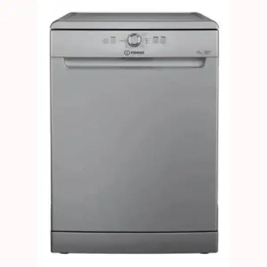 Lavastoviglie INDESIT grigia con pannello di controllo manuale e design compatto