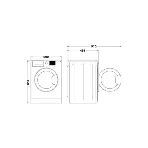 INDESIT LAVATRICE 6KG INVERTER B 1000GIRI VAPORE IM 640 MY TIME IT - Lavatrici - TecnoRoyal
