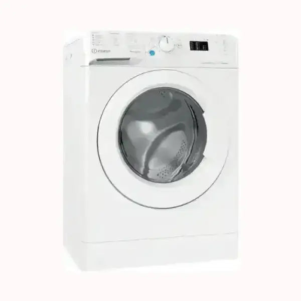 Lavatrice INDESIT bianca a carica frontale con display digitale e selettore programmabile