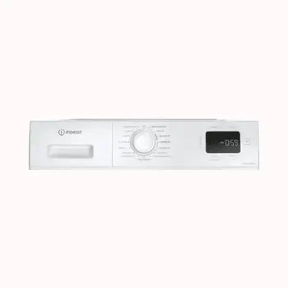 Pannello di controllo lavatrice INDESIT bianco con display digitale e selettore programmi