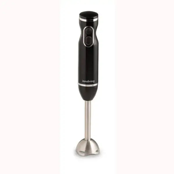 Frullatore ad immersione Innoliving con corpo nero e lama in acciaio inox per uso in cucina