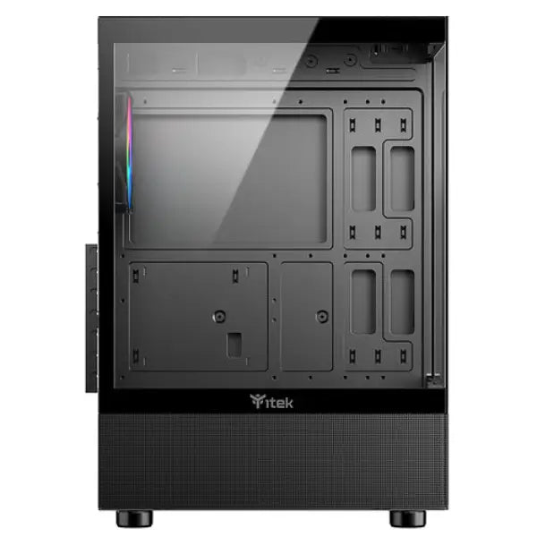 iTEK PC Case Gaming Showbui 33B Middle Tower ARGB Nero/Glass Case