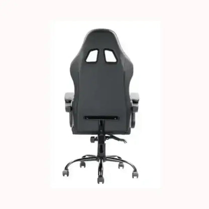 Sedia da ufficio ergonomica ITEK in pelle nera con base girevole e ruote per accessori informatica