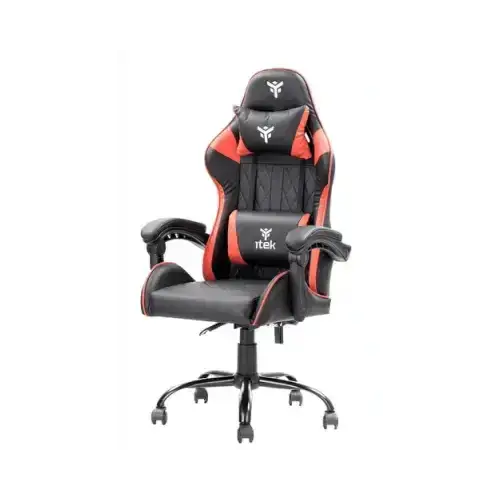 Itek sedia gaming rhombus pf10 doppio cuscino nero/rosso itcgpf10br - accessori informatica