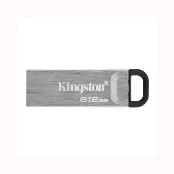 Pendrive KINGSTON da 512GB in metallo con design compatto e attacco per portachiavi