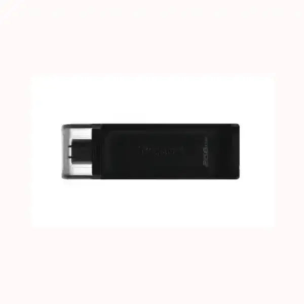 Pendrive KINGSTON nera con connettore USB protetto da cappuccio trasparente