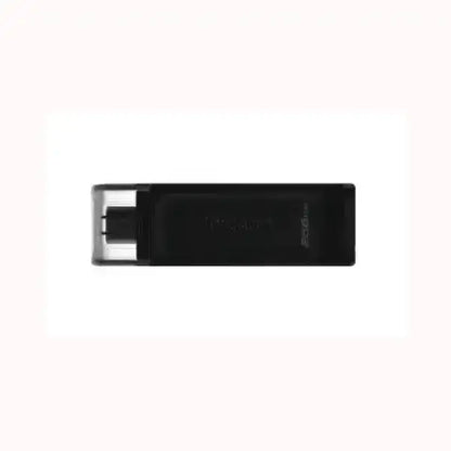 Pendrive KINGSTON nera con connettore USB protetto da cappuccio trasparente