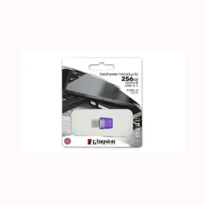 Pendrive KINGSTON DataTraveler microDuo 3C da 256GB con connettori USB A e Type-C