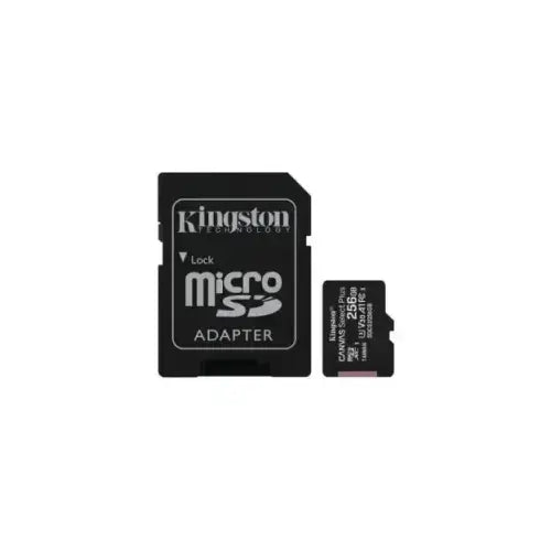 KINGSTON MICRO SD 256GB CON ADATT. CANVAS PLUS SDCS2/256GB CL10 Kingston