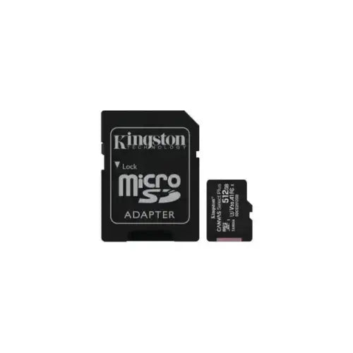 KINGSTON MICRO SD 512GB CON ADATT. CANVAS PLUS SDCS2/512GB CL10 Kingston