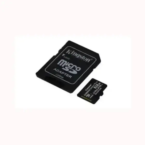 KINGSTON MICRO SD con adattatore SD nero per espansione memoria digitale e dati