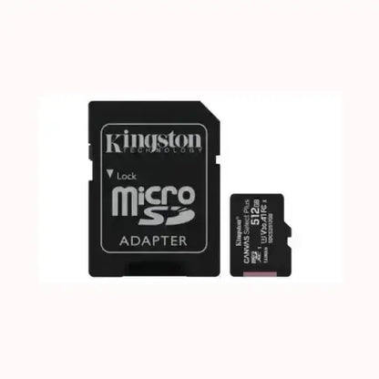 KINGSTON MICRO SD da 512 GB con adattatore micro SD nero per espansione memoria