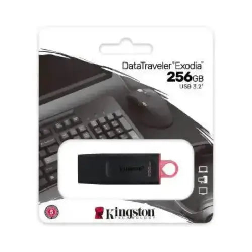 KINGSTON PENDRIVE 256GB DTX/256GB USB 3.2 GEN1 NERO/ROSA Kingston