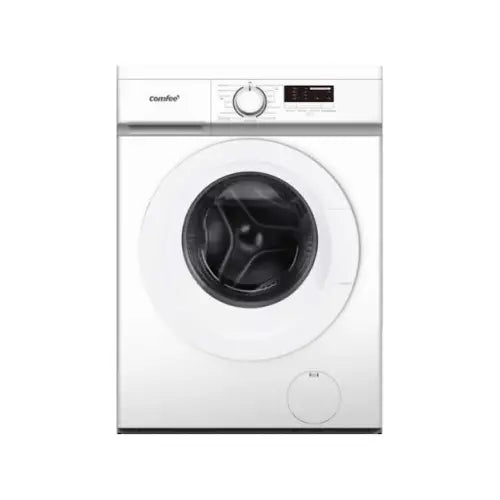 Lavatrici Comfee a carico frontale con display digitale e design moderno in bianco