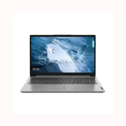 Notebook Lenovo grigio argento con display ampio cornici sottili e tastiera completa per lavoro mobile