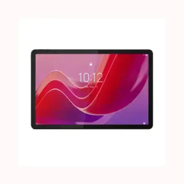 lenovo tablet vista frontale schermo 10 pollici con cornice nera e display colorato per intrattenimento