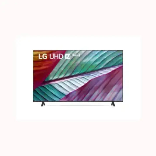 LG TV televisore UHD AI ThinQ con base a due piedi schermo a colori vividi e cornice sottile
