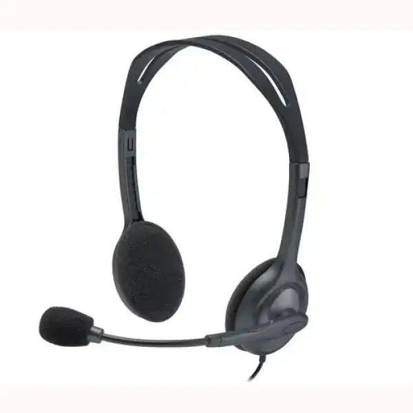 Logitech Cuffie con Filo H111 con Microfono Nero 981-000593 Casse