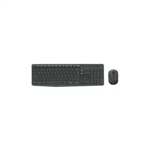 LOGITECH KIT TASTIERA+MOUSE WIRELESS USB NERO MK235 920-007913 - Kit Tastiera + Mouse - TecnoRoyal