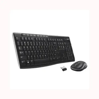 LOGITECH KIT TASTIERA+MOUSE WIRELESS USB NERO MK270 920-004512 Kit Tastiera + Mouse