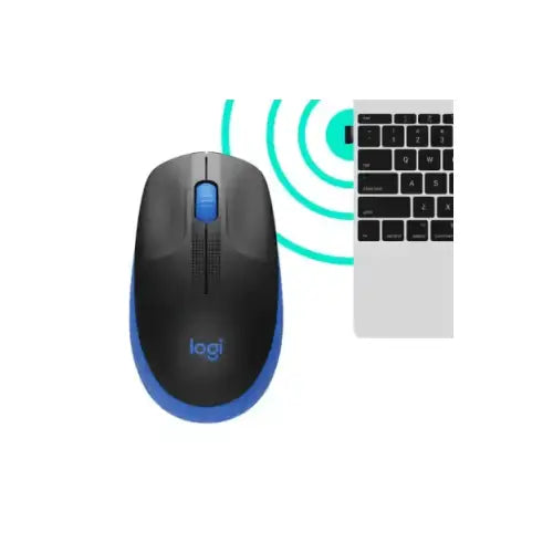 LOGITECH MOUSE OTTICO WIRELESS M190 BLU 910-005907 - Mouse - TecnoRoyal