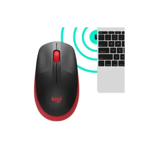 LOGITECH MOUSE OTTICO WIRELESS M190 ROSSO 910-005908 - Mouse - TecnoRoyal