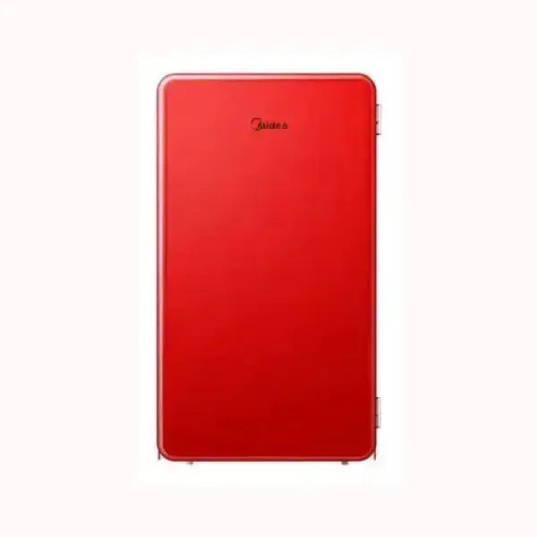 Frigorifero MIDEA rosso con design compatto e moderno per la conservazione efficiente degli alimenti