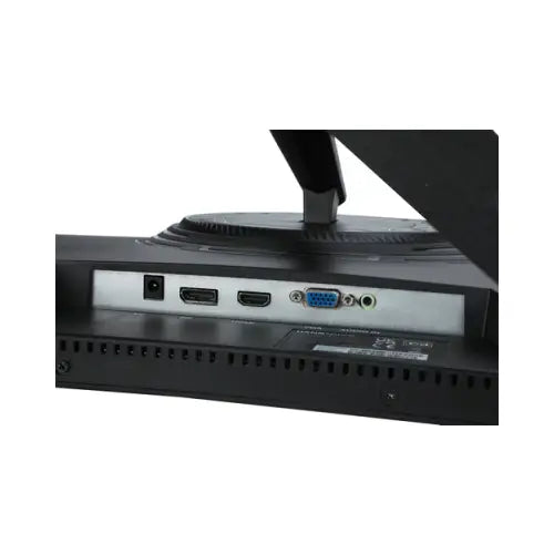 Monitor HANNSPREE con connessioni HDMI e VGA sul retro per un facile collegamento