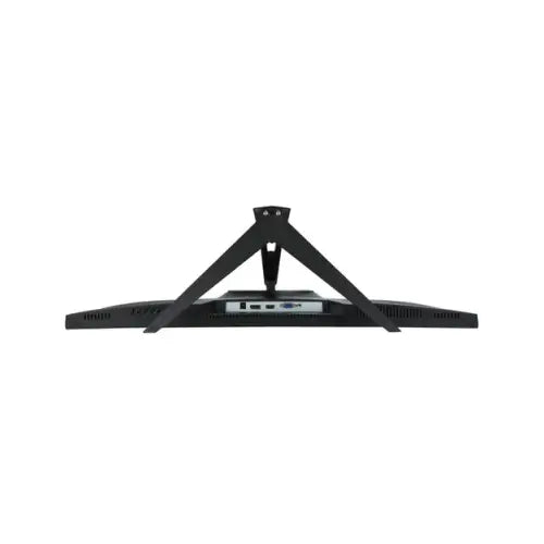 Monitor HANNSPREE con supporto stabile e porte multiple sul retro per connessione facile
