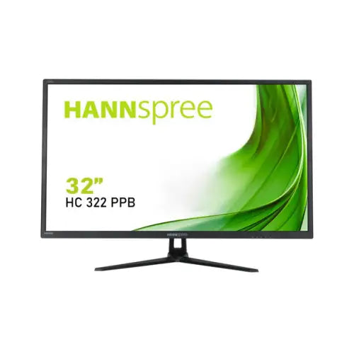 Monitor HANNSPREE 32 HC 322 PPB con design elegante e immagini nitide per un'esperienza visiva superiore