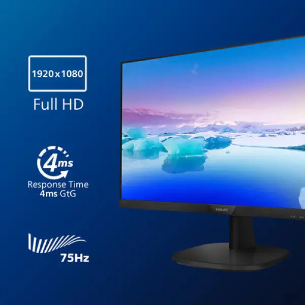 Monitor philips 27’’ led ips full hd multimedia