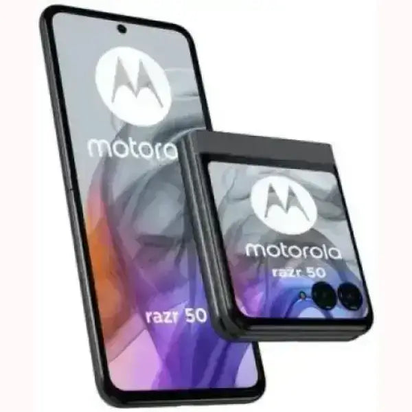 Smartphone Motorola Razr 50 pieghevole con doppia fotocamera e schermo ampio