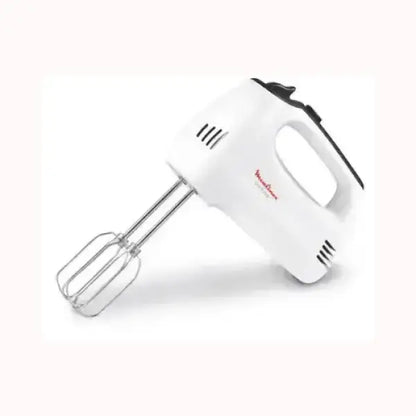 Frullatore elettrico MOULINEX bianco con fruste in acciaio inox per impasti e miscelazione
