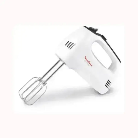 Frullatore elettrico MOULINEX bianco con fruste in acciaio inox per impasti e miscelazione