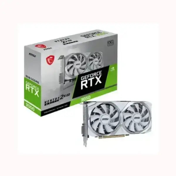 Scheda video MSI GeForce RTX 3050 Ventus 2X con doppia ventola e raffreddamento avanzato