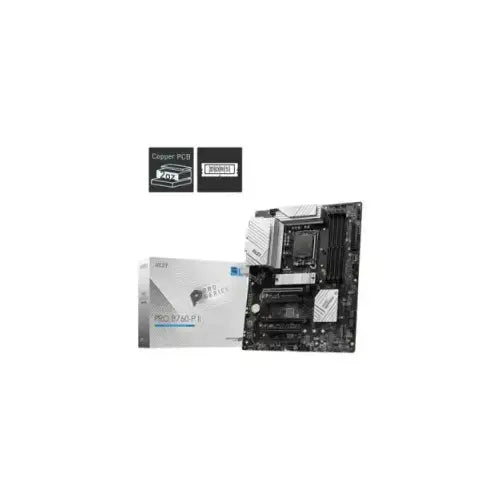 MSI MB 1700 12/13/14°GEN. PRO B760-P II 4xDDR5 4xSATA M.2 HDMI/DP MSI
