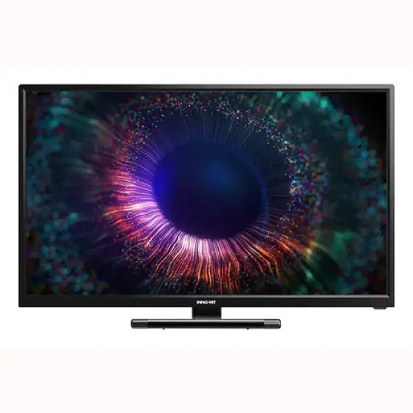 Televisore INNO-HIT schermo piatto LED con base centrale immagine astratta colorata ad alta definizione per salotto